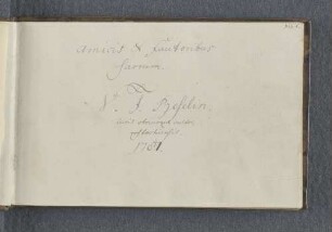 [Stammbuch Valentin Johann Beselin]