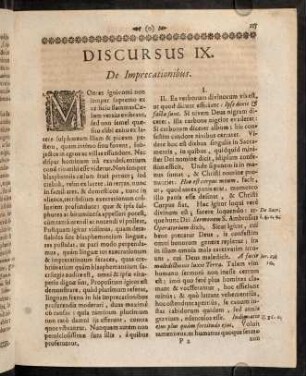 115-128, Discursus IX. De Imprecationibus.