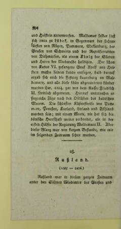 25. Rußland. (1085 - 1216)