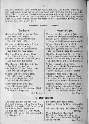 Gedicht. Mondnacht