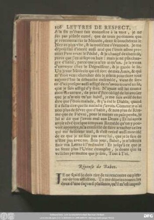 Réponse de Babet.