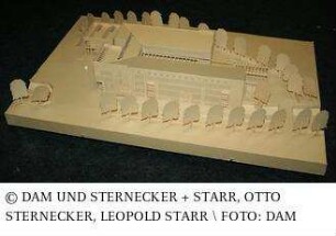 AOK Verwaltungsgebäude - Modell des Gesamtgebäudes