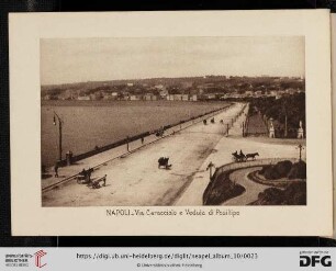 Napoli - Via Caracciolo e Veduta di Posillipo
