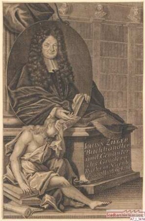 Johann Zieger, Buchhändler und Genannter des Größern Rats in Nürnberg