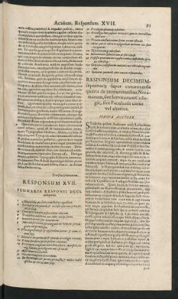 Responsum XVII. - XVIII.