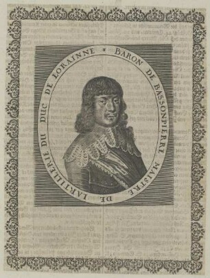 Bildnis des François de Bassompierre