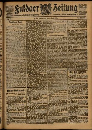 Ausgabe vom Donnerstag, den 06. April 1905.