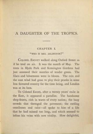 A daughter of the tropics : a novel, 1