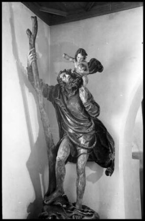 St. Christoph: Heiliger Christopherus in der Bergkapelle