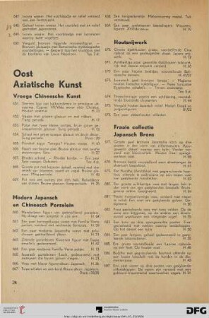 Oost-aziatische kunst (Nr. 651-752)