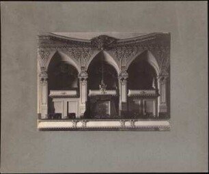 Fürstliches Hoftheater mit Konzertsaal, Gera: Detail im Konzertsaal