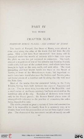 Part IV.: The tombs