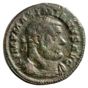 Münze, Follis, 302 - 303 n. Chr.