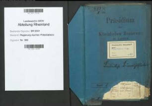 Landrätliche Hilfsarbeiter. Bd. 1