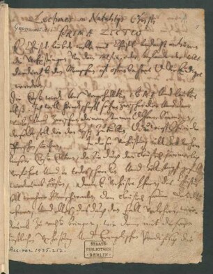 Texte aus der Lübbener Amtszeit 1669-1676