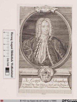 Bildnis Johann Gottfried Schaumburg