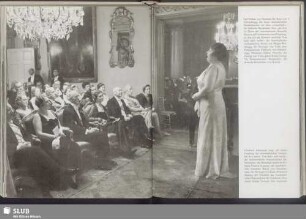 Elisabeth Schumann singt auf einem Empfang des österreichischen Gesandten in London