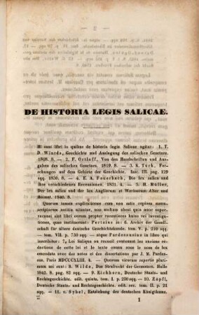 De historia legis Salicae
