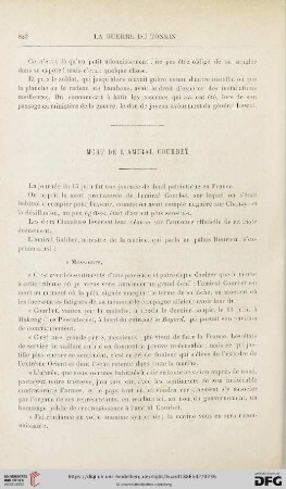 Mort de l’amiral Courbet … Le mois de Juin au Cambodge
