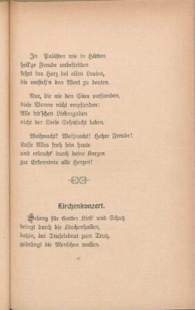 Kirchenkonzert.