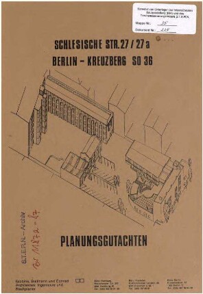 Planungsgutachten: Schlesische Str. 27 und               27a