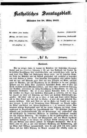 Katholisches Sonntagsblatt. 4. 1852