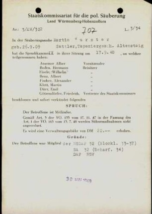 Wurster, Martin