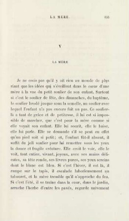 V. La mère