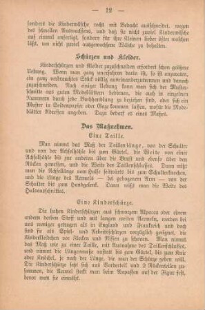 Schürzen und Kleider