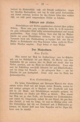 Schürzen und Kleider