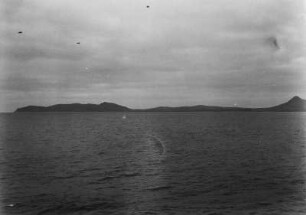 Auf dem Atlantik : Blick vom Atlantischen Ozean auf die brasilianische Küste.