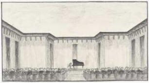 Konzerthaus »Palmengarten«, Frankfurt/Main: Perspektivische Innenansicht Kammermusiksaal