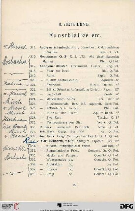 II. Abteilung. (Nr. 315-674)