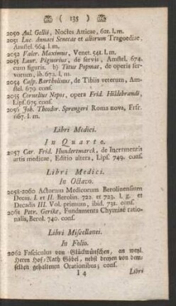 Libri Miscellanei