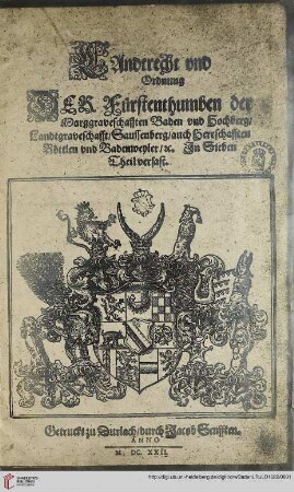 Titel Landsordnung