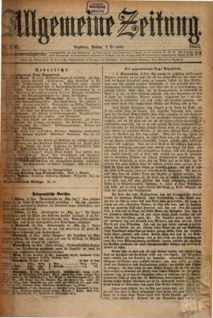 Allgemeine Zeitung. 1876, 12