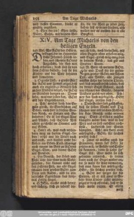 XIV. Am Tage Michaelis von den heiligen Engeln.