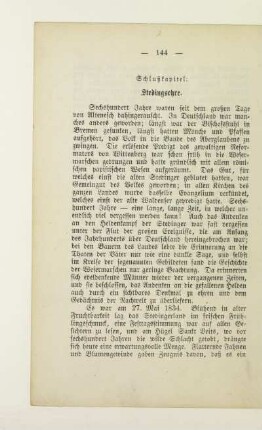 Schlußkapitel. Stedingsehre