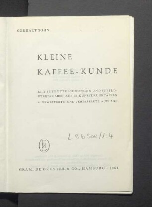 Kleine Kaffee-Kunde