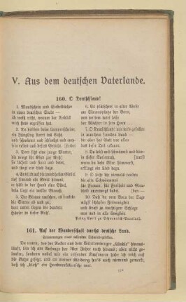 Aus dem deutschen Vaterlande