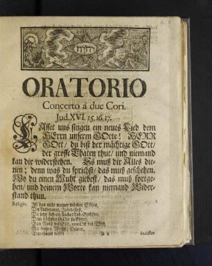 Oratorio