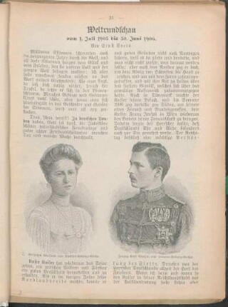 Herzogin Adelheid von Sachsen-Koburg-Gotha. Herzog Karl Eduard von Sachsen-Koburg-Gotha.