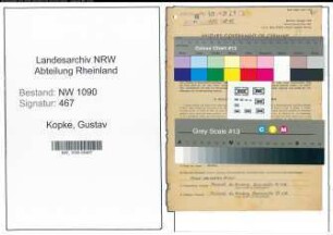 Entnazifizierung Gustav Kopke , geb. 08.04.1912 (Postschaffner)