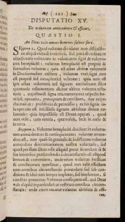 221-249, Disputatio XV.-XVI.