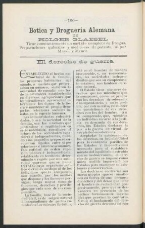 El derecho de guerra
