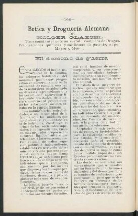 El derecho de guerra