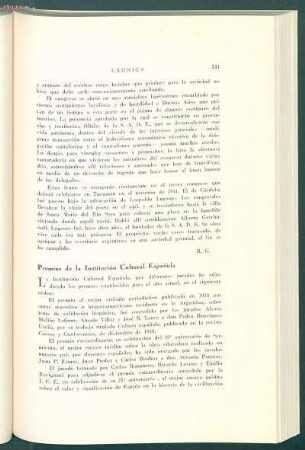 Premios de la Institución Cultural Española