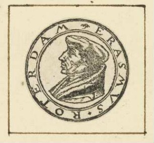Bildnis des Erasmus Roterdam