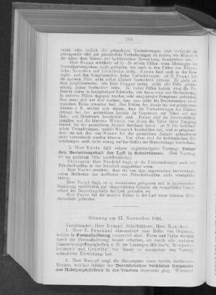 Sitzung am 27. November 1894.