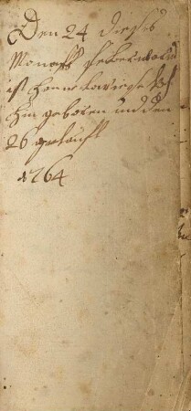 handschriftliche Notiz